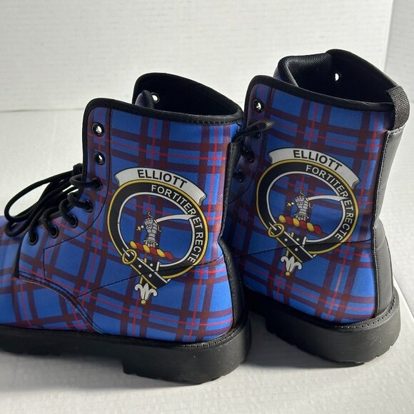LADIES NEW SIZE 8  SCOTTISH ELLIOT TARTAN BOOTS - Picture 13 of 16